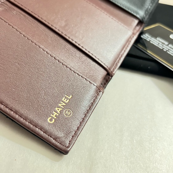 Auth CHANEL Wallet • Aged Calfskin Quilted Reissue Card Holder Black Authentic - Picture 5 of 8